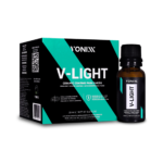 Coating cerâmico V-Light 20ml VONIXX para proteção de faróis de policarbonato contra raios UV, oxidação e amarelamento