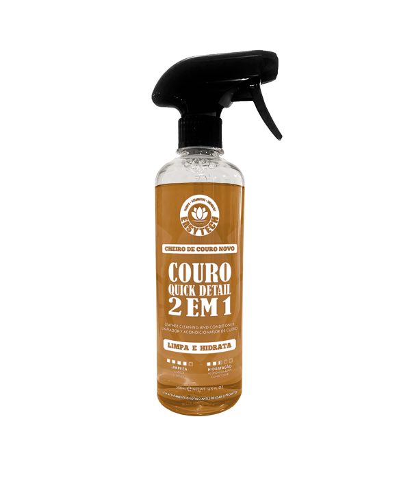 Couro 2 em 1 Quick Detail - Limpa e Hidrata (500ml) - EASYTECH
