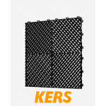 PISO KERS SAIFU 40X40 - PRETO  PP100%