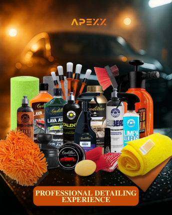 Kit Detalhamento Profissional: Cuidado Completo e Foco no Couro