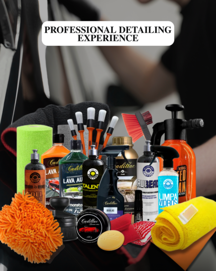 Kit Detalhamento Profissional: Cuidado Completo e Foco no Couro