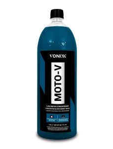 Lava-motos desengordurante Moto-V 1,5L VONIXX para limpeza de motor, pintura, metais, plásticos, barro, graxa e óleo