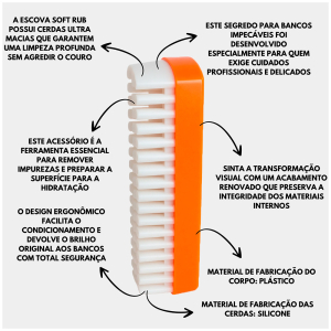ESCOVA LIMPEZA DE COURO SOFT RUB KERS - Image 5