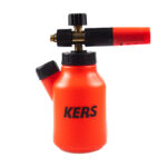 Canhão de espuma automóvel Nose Foam KERS 1L com doseador integrado para lavagem segura e espuma ativa profissional.