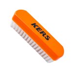 Escova limpeza couro automóvel Soft Rub KERS com cerdas de silicone ultra macias para limpeza segura de bancos e interiores em couro.