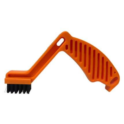 Escova para limpeza de boinas de polimento KERS com cerdas rígidas para remover resíduos de compostos e manter máxima performance.