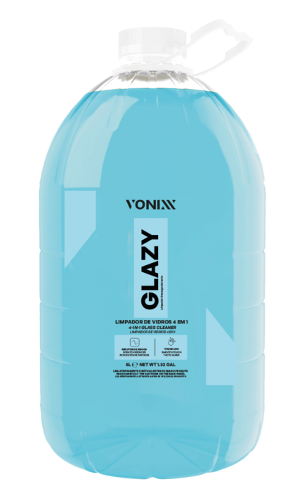 Limpa vidros Glazy 5L VONIXX 4 em 1 para vidros automóveis, espelhos, ecrãs e displays compatíveis