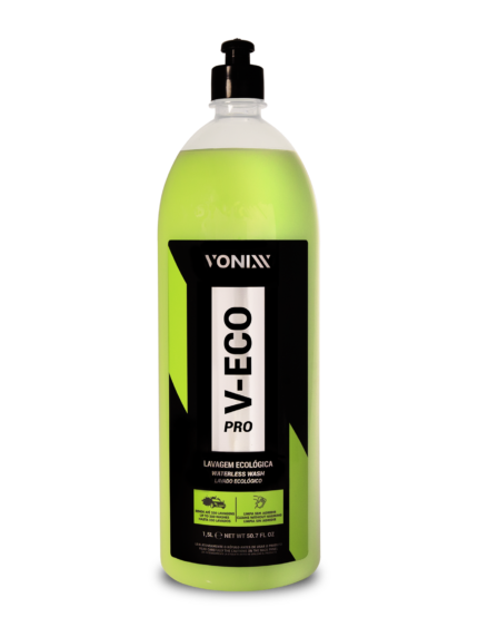 Lava a seco concentrado V-Eco Pro 1,5L VONIXX para limpeza ecológica da pintura automóvel com carnaúba e alto rendimento
